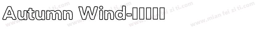 Autumn Wind字体转换
